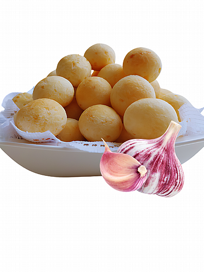 ���� ������� ���� ��� - P?o de queijo sabor alho