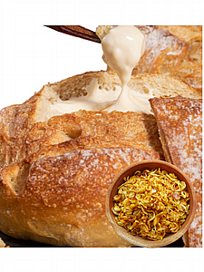 ����� ��� ����� - Fondue com cebola frita