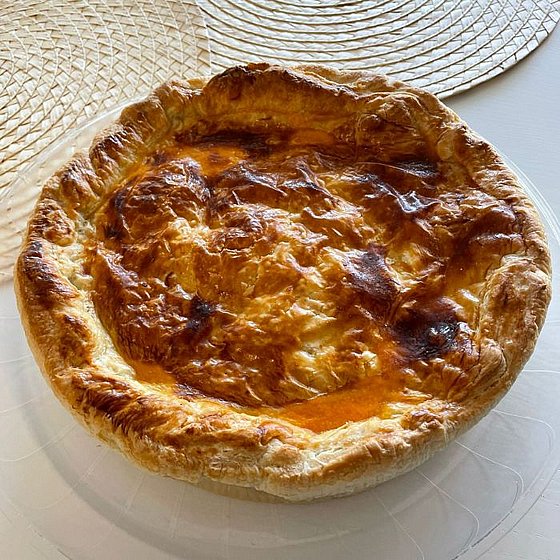 Torta folhada de palmito - ��� ���� ���� ������ ����� ���